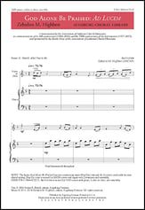 God Alone Be Praised Ad Lucem SAB choral sheet music cover